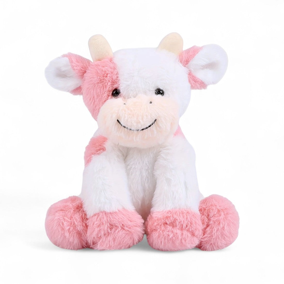 Mooie zachte kleurrijke koe knuffel