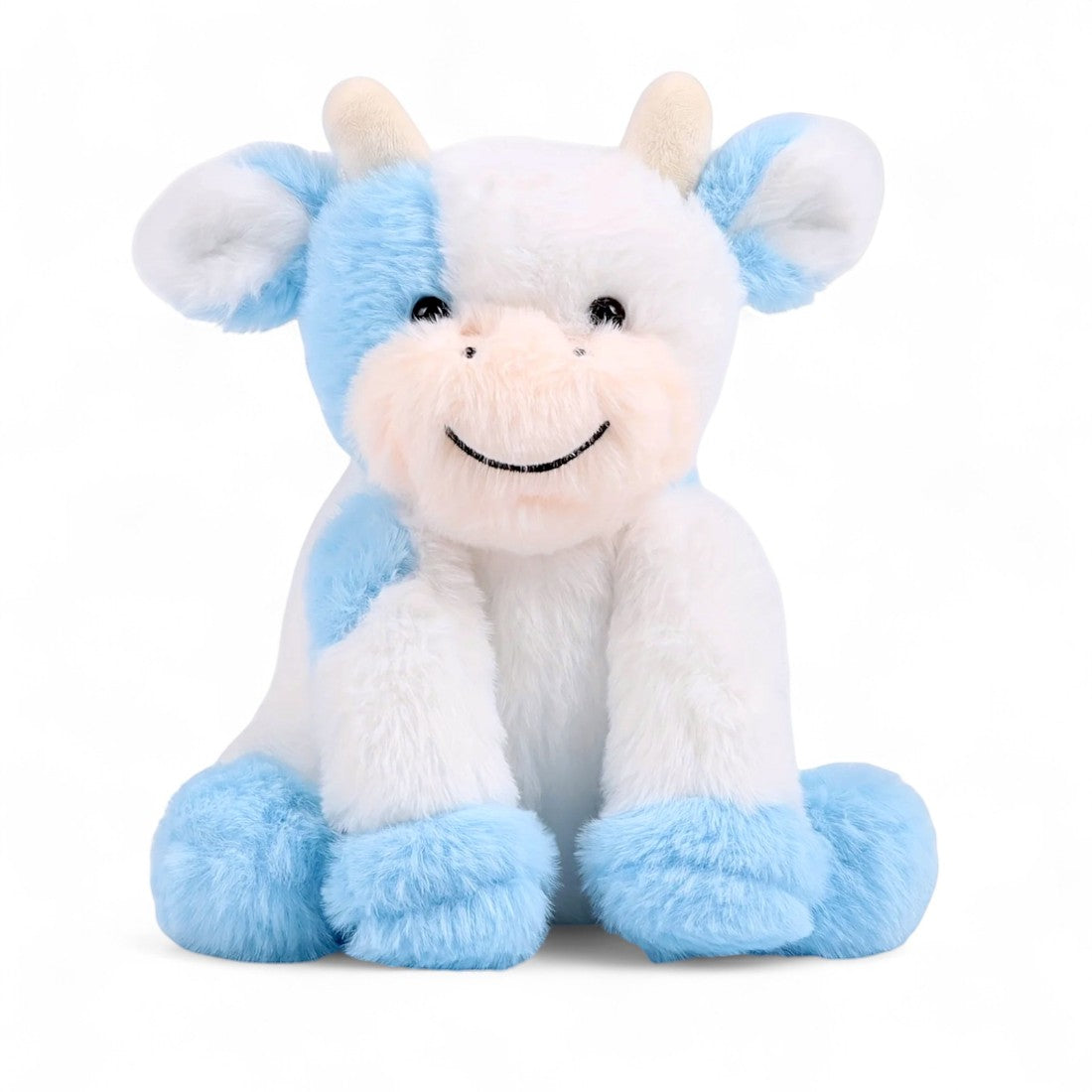 Mooie zachte kleurrijke koe knuffel