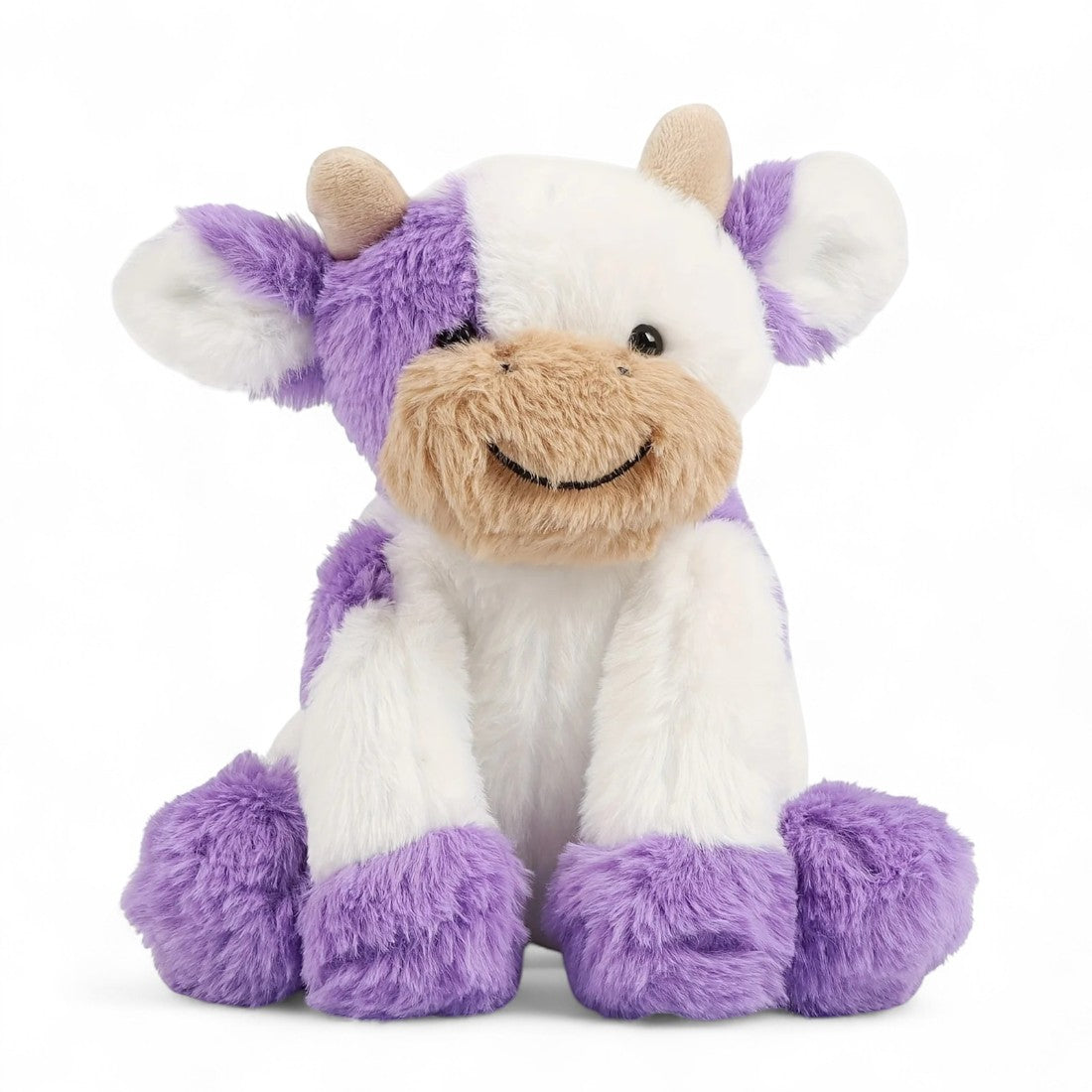 Mooie zachte kleurrijke koe knuffel