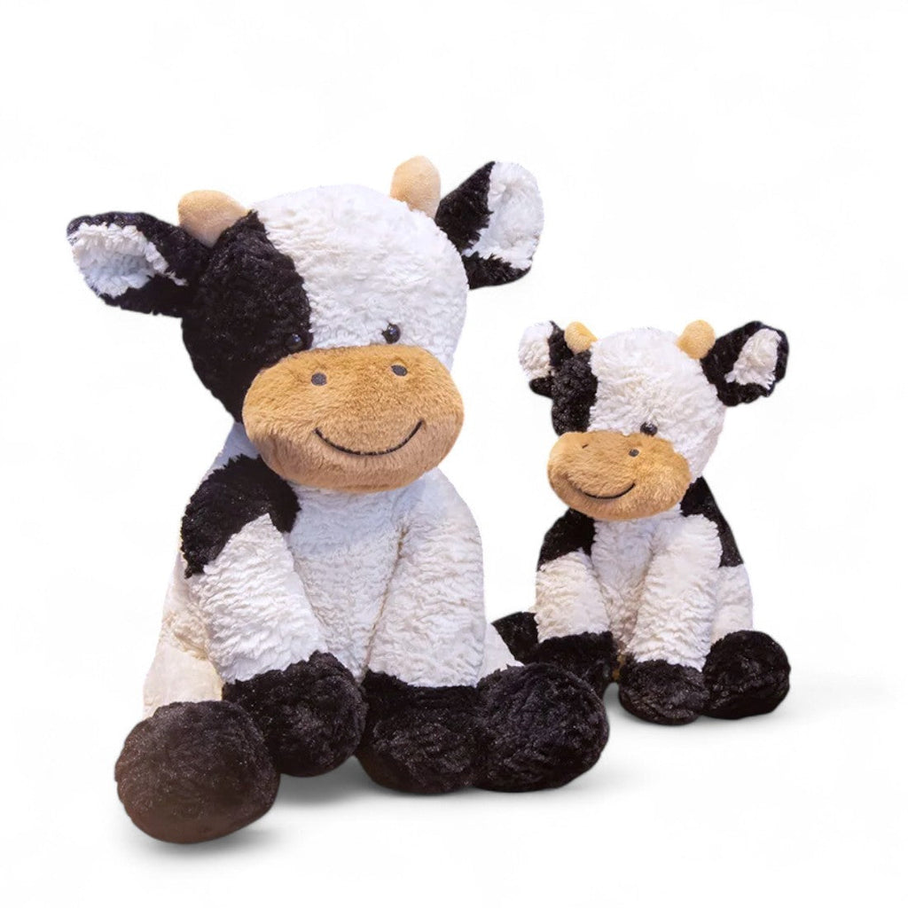 Koe knuffel met lieve glimlach