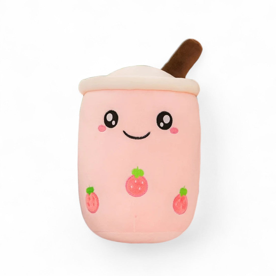 Kawaii bubble milk tea knuffel aardbei