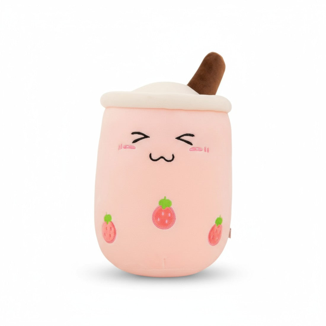 Kawaii bubble milk tea knuffel aardbei