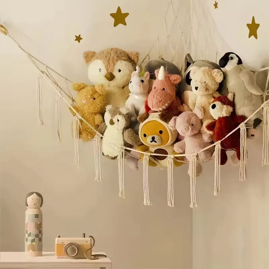 Hangend knuffelnet hangmat voor knuffels