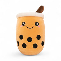 Kawaii bubble tea knuffel brown sugar karamel