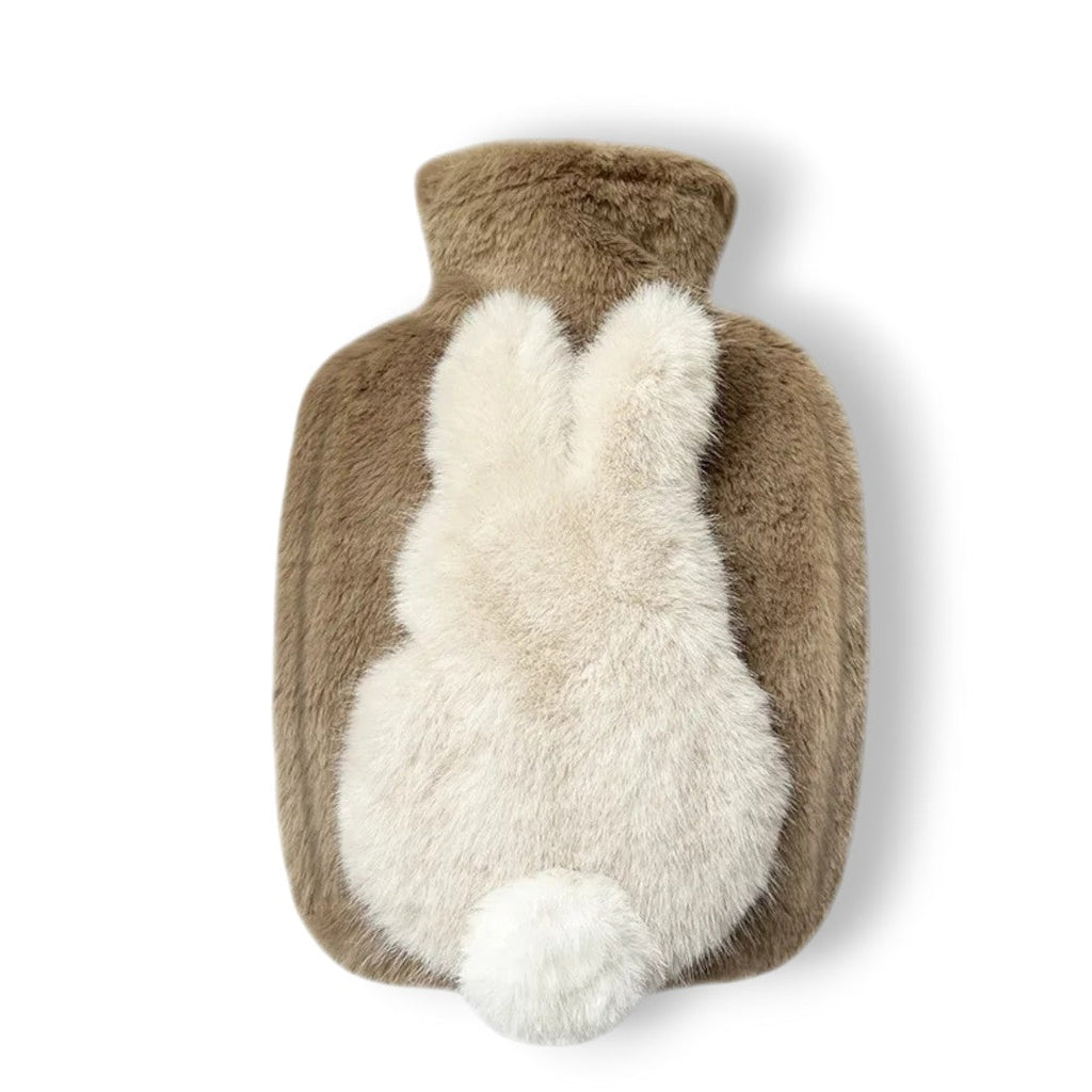 Zachte warmwaterkruik knuffel met klein konijn