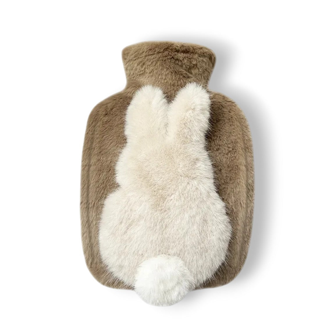 Zachte warmwaterkruik knuffel met klein konijn