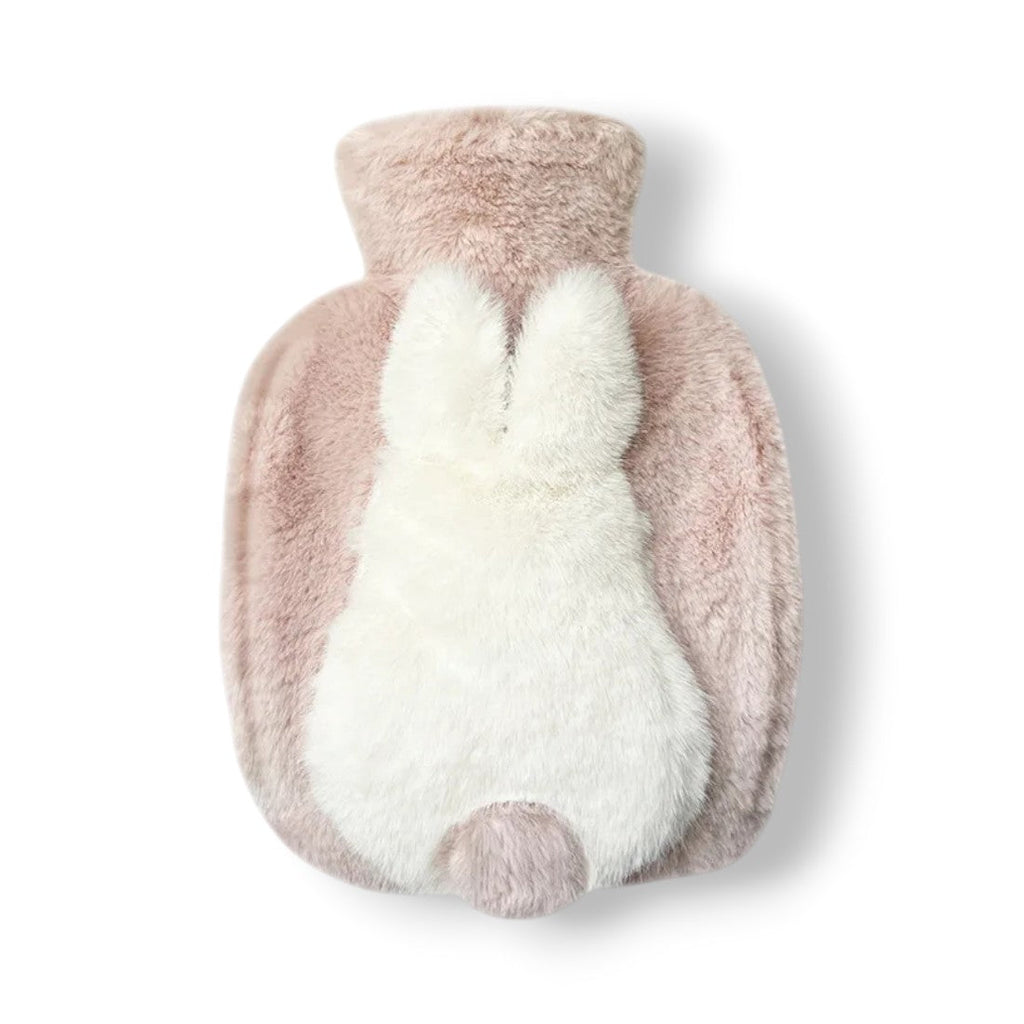 Zachte warmwaterkruik knuffel met klein konijn