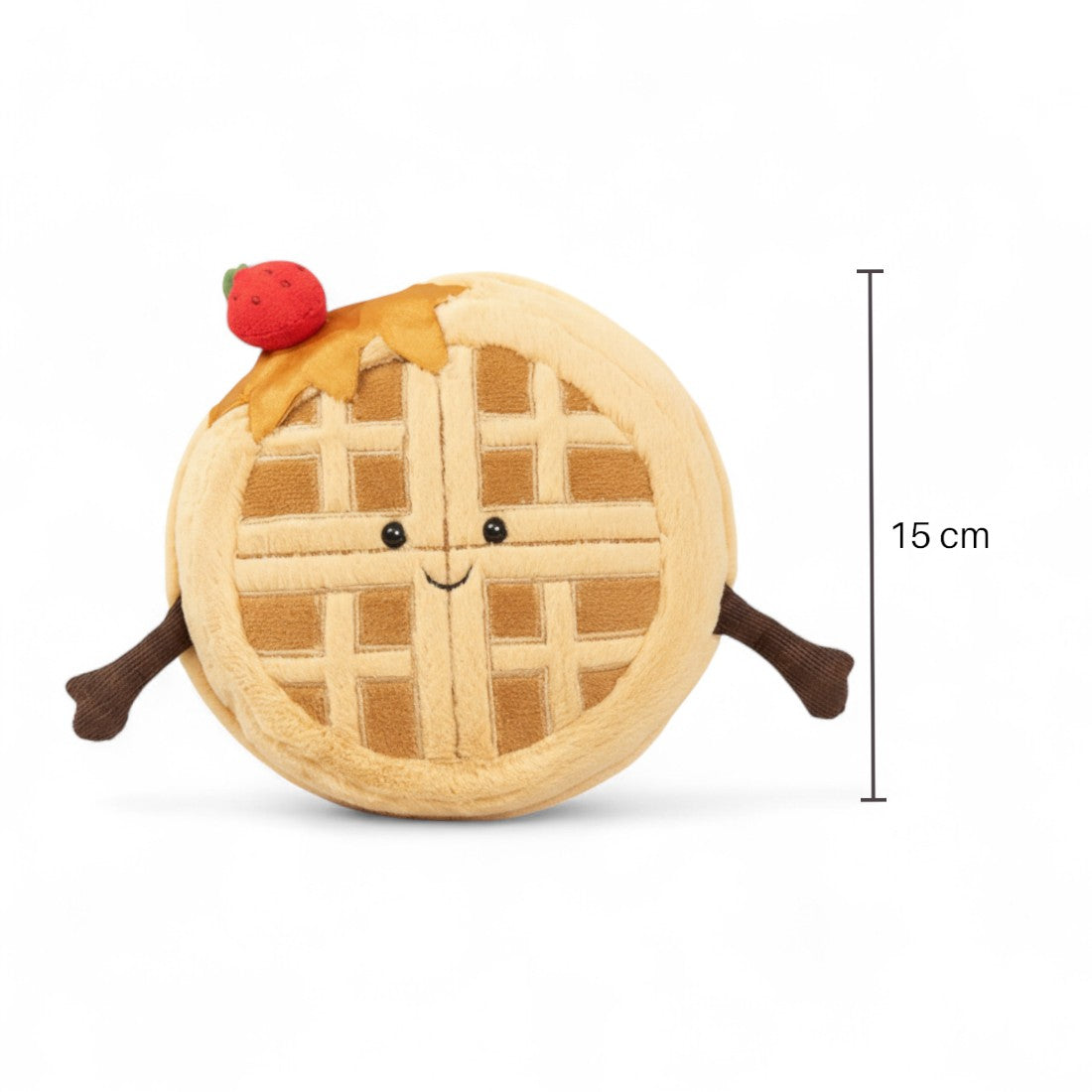 Kawaii ontbijt knuffel lekkere wafel
