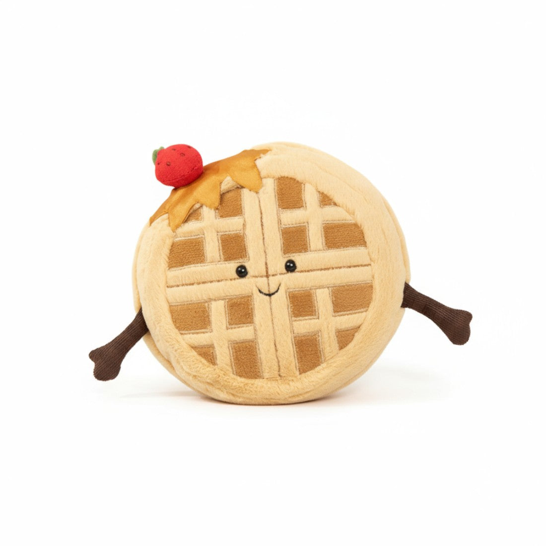 Kawaii ontbijt knuffel lekkere wafel