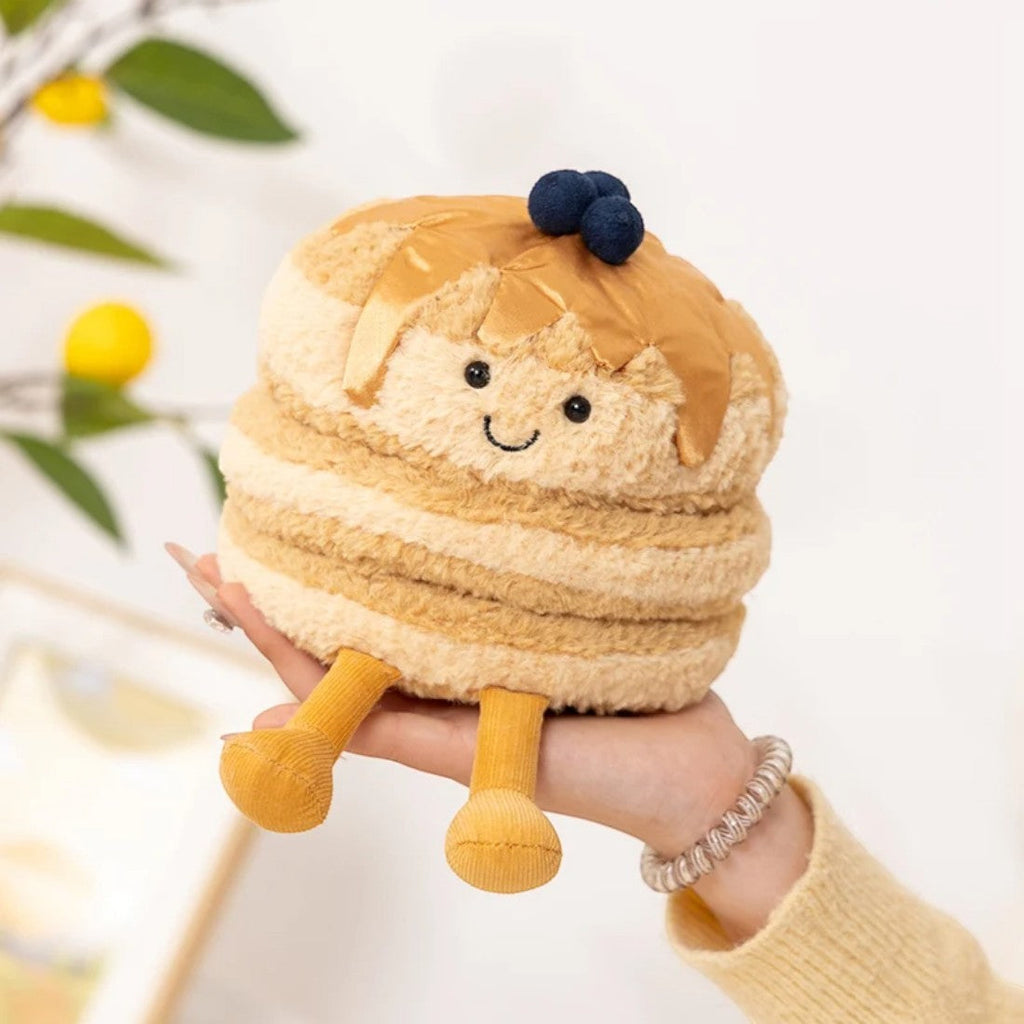 Kawaii ontbijt knuffel pannenkoeken