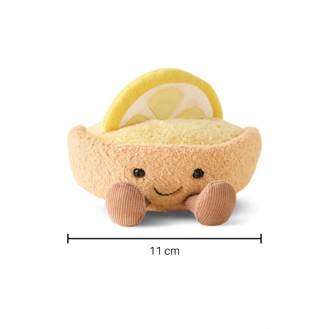 Kawaii knuffel frisse citroentaart