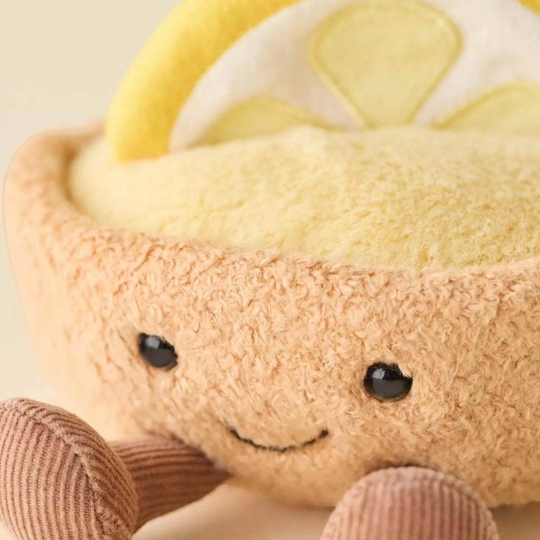 Kawaii knuffel frisse citroentaart