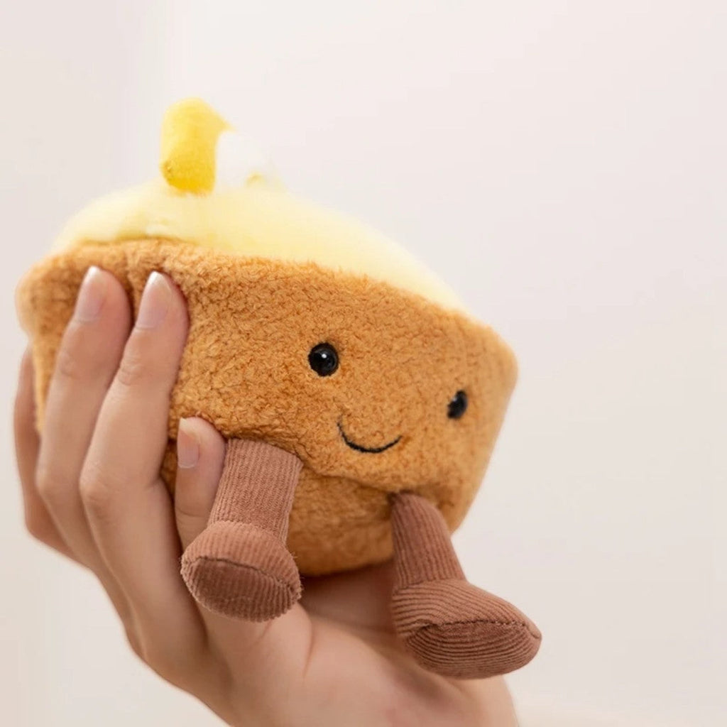 Kawaii knuffel frisse citroentaart
