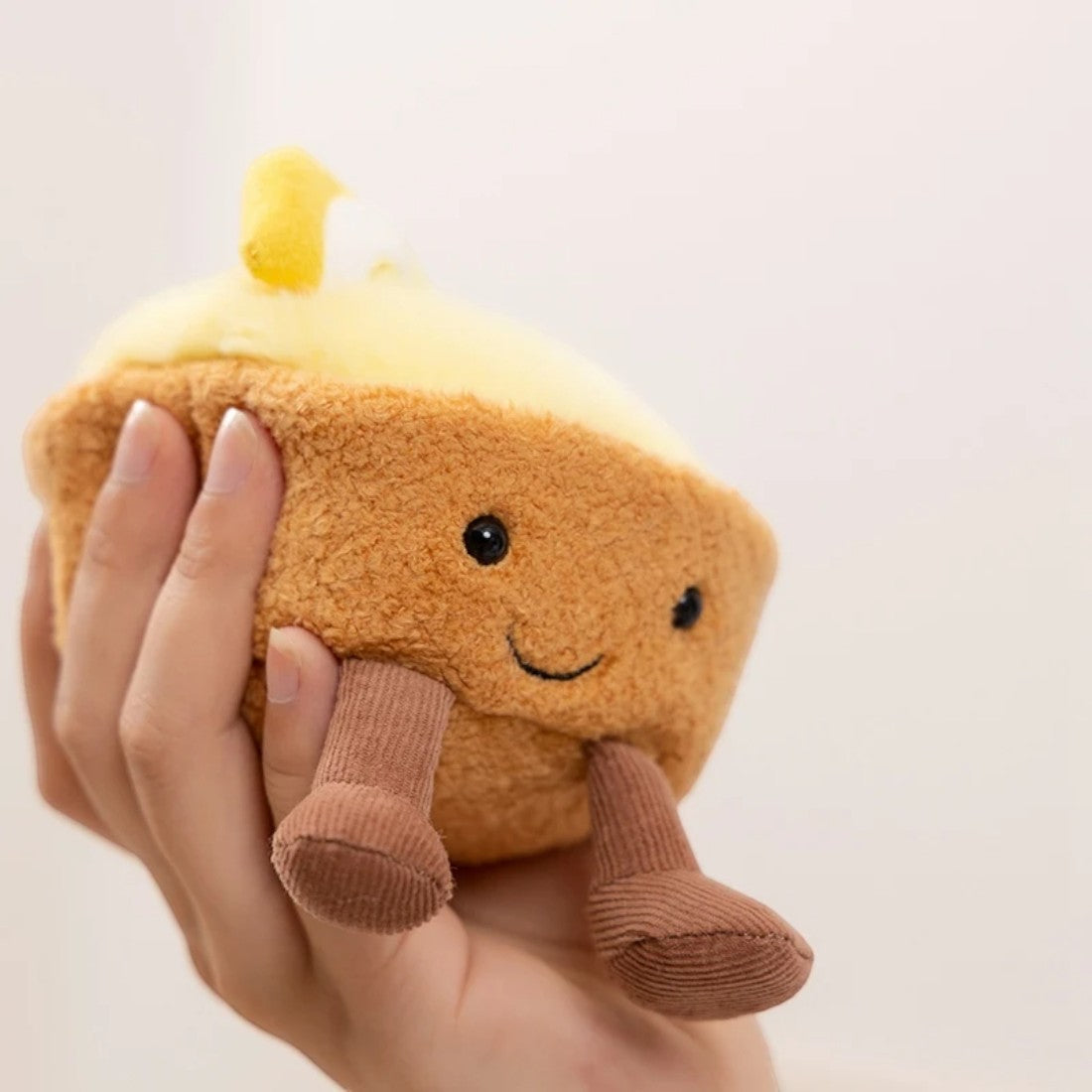Kawaii knuffel frisse citroentaart