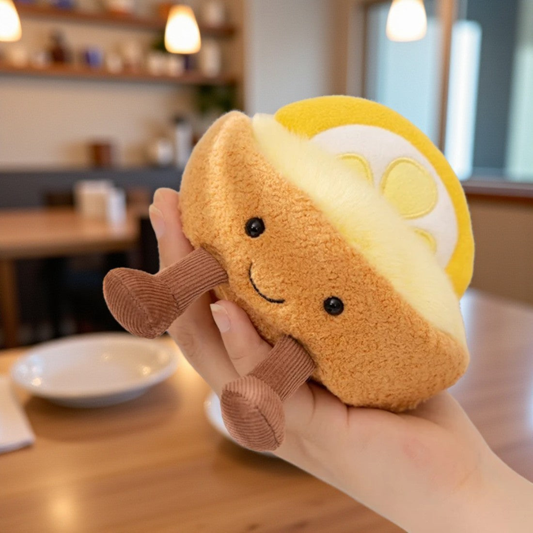 Kawaii knuffel frisse citroentaart