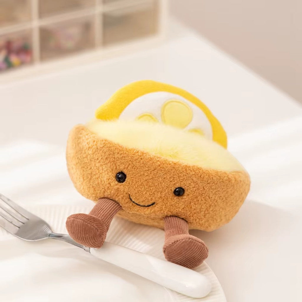Kawaii knuffel frisse citroentaart