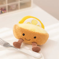 Kawaii knuffel frisse citroentaart