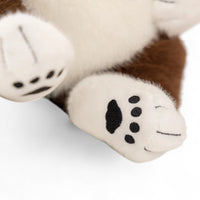Zachte basset hond knuffel met lange oren