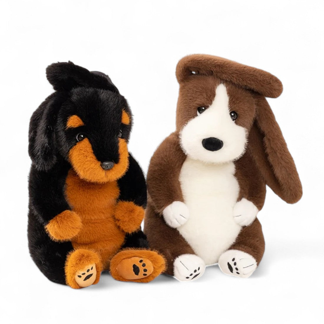Zachte basset hond knuffel met lange oren