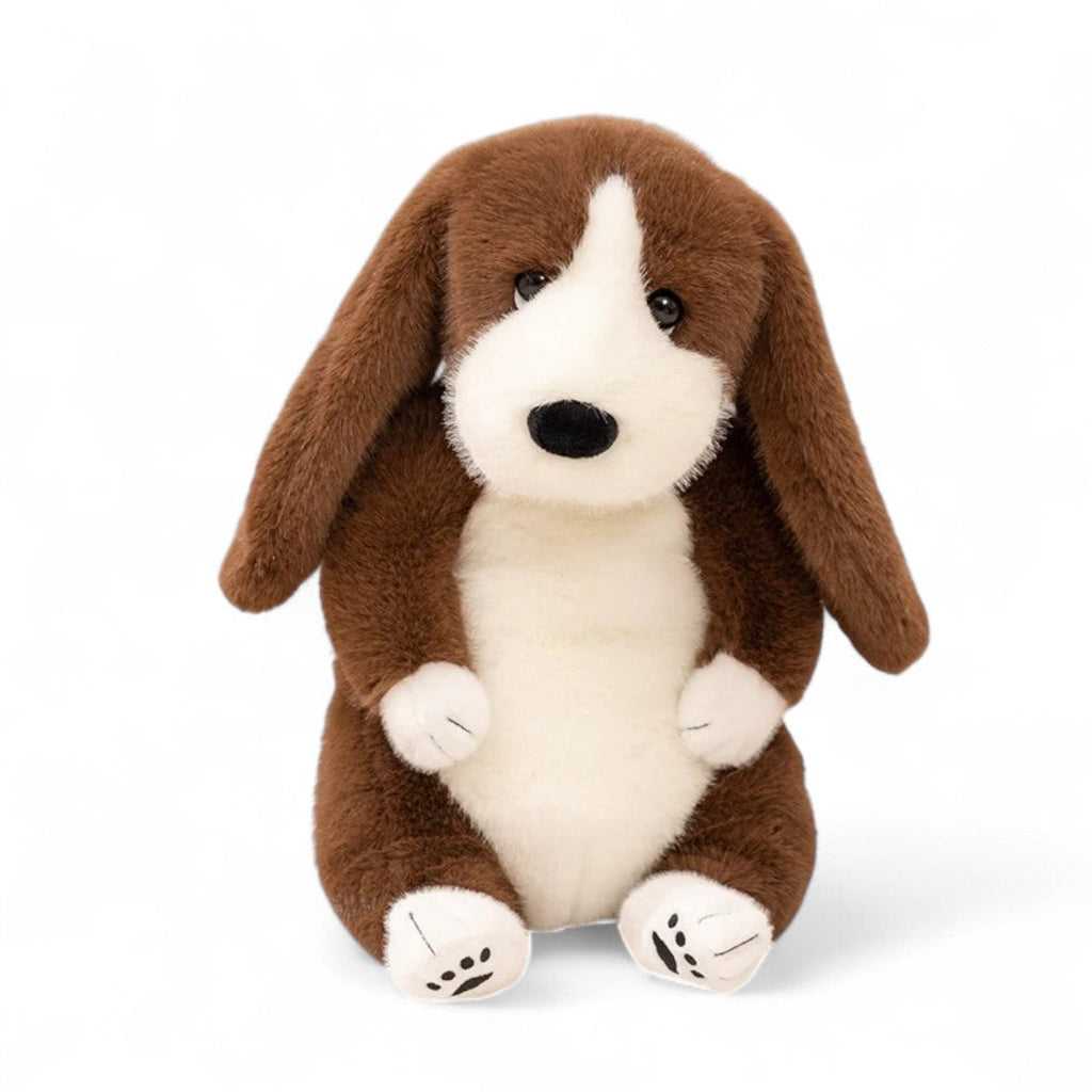 Zachte basset hond knuffel met lange oren
