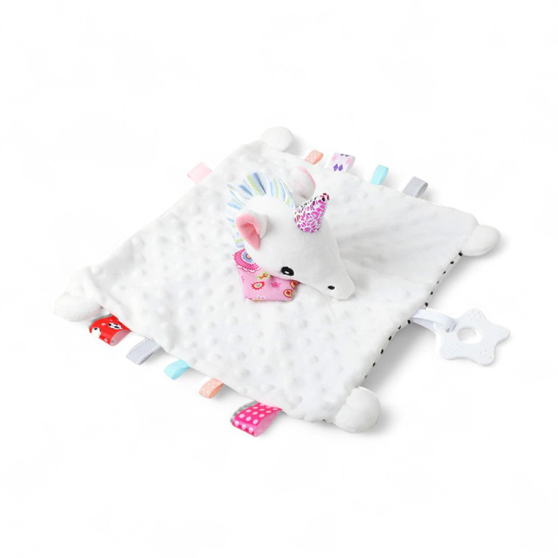 Wit eenhoorn knuffeldoekje voor baby