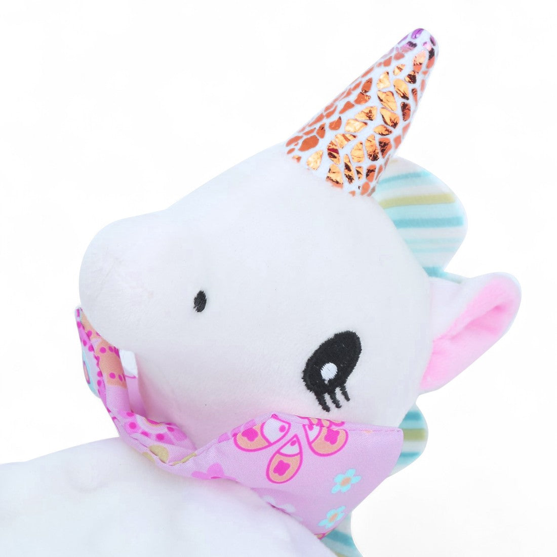 Wit eenhoorn knuffeldoekje voor baby