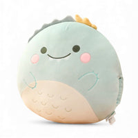 Rond knuffelkussen Squishmallow-stijl