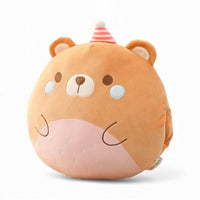 Rond knuffelkussen Squishmallow-stijl