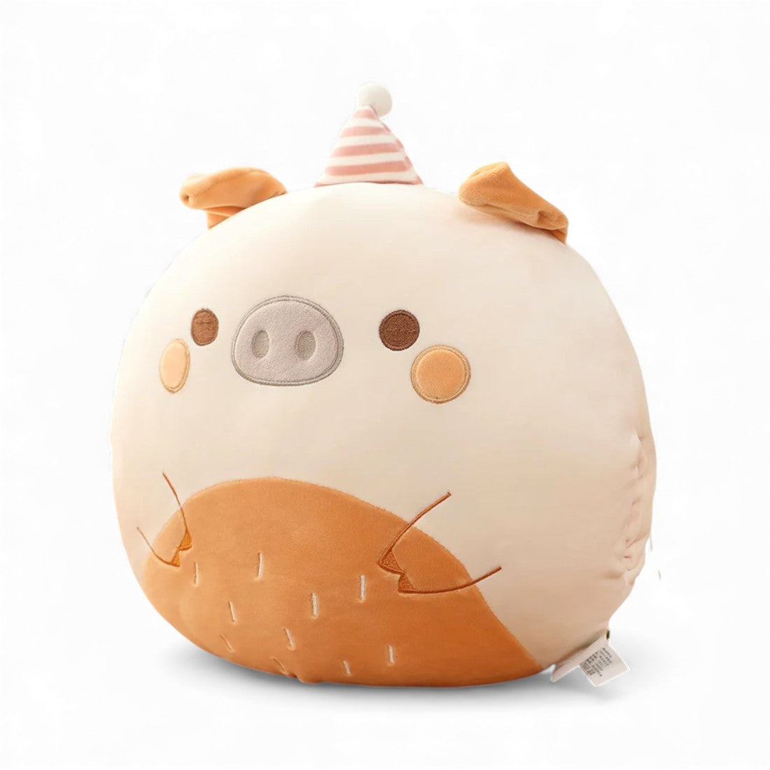 Rond knuffelkussen Squishmallow-stijl