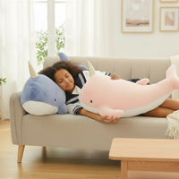 Reusachtige magische walvis knuffel