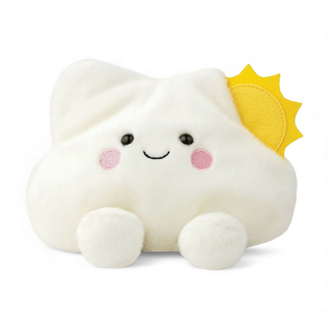 Kawaii knuffel wolk en zon