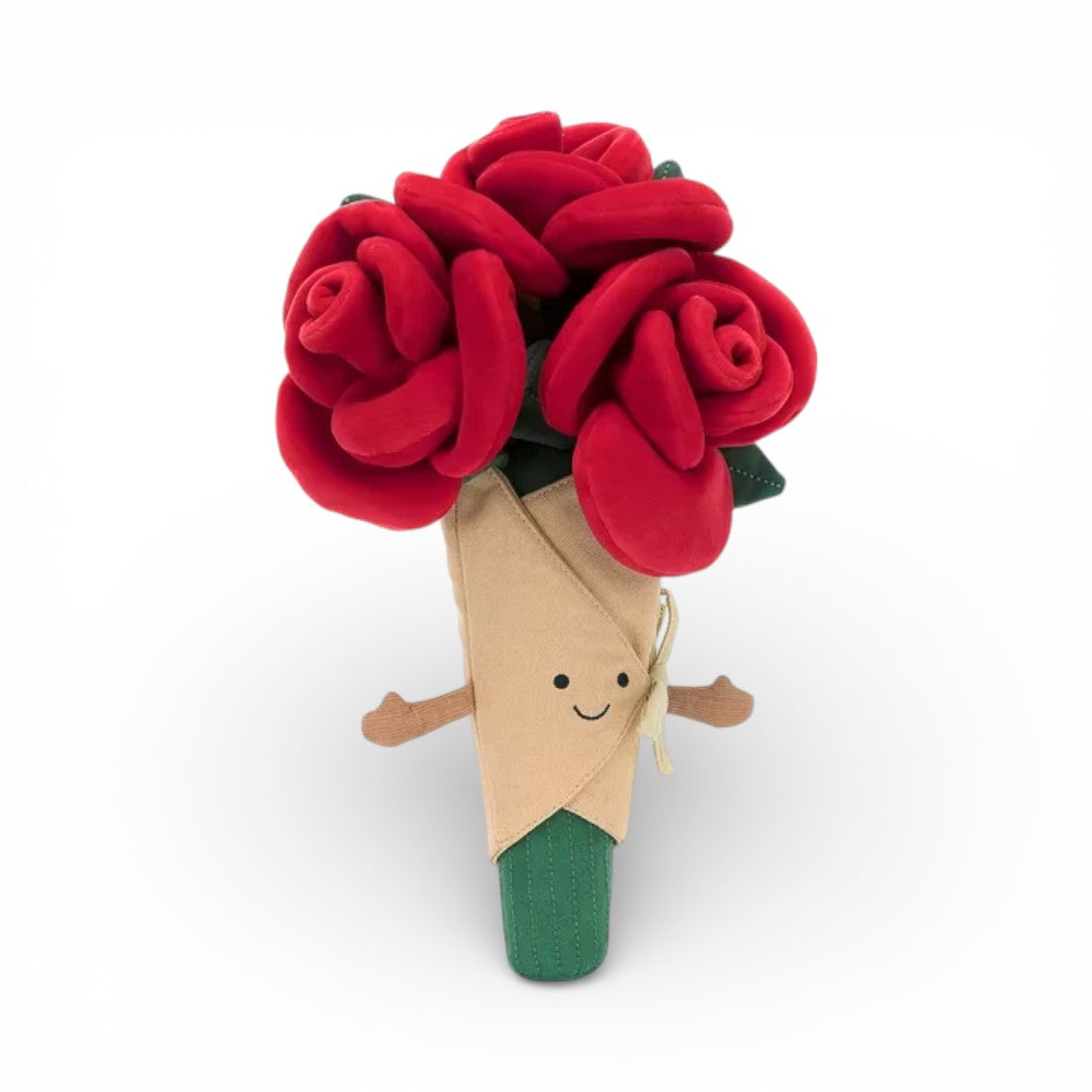 Kawaii knuffel boeket rode rozen