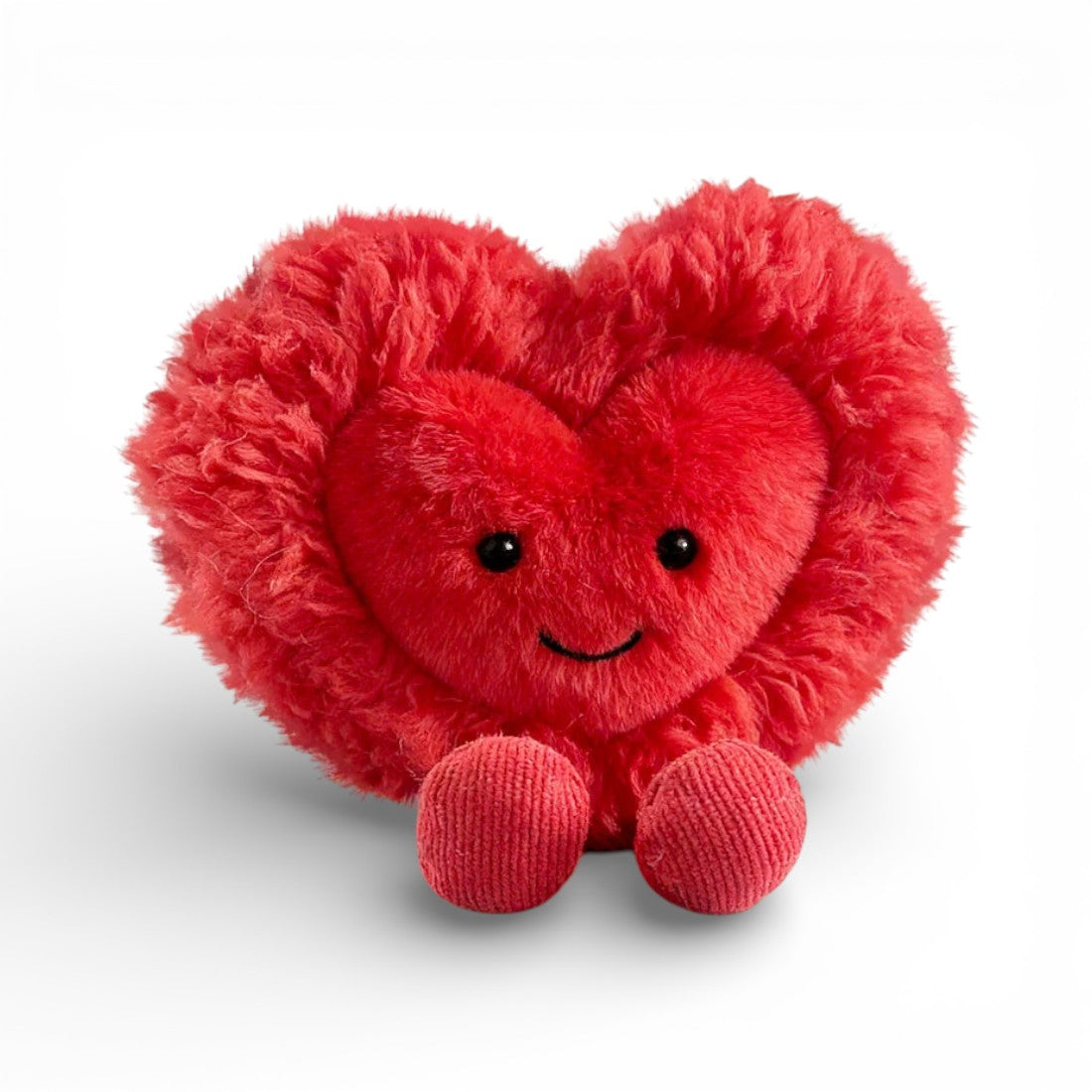 Roze hartje knuffel liefde 10 cm Valentijnsdag