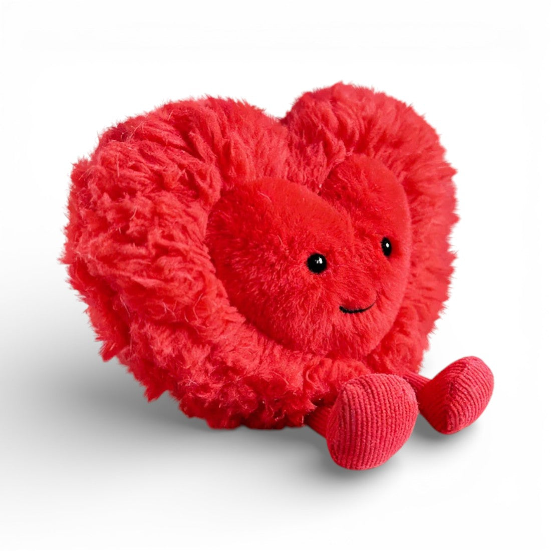 Roze hartje knuffel liefde 10 cm Valentijnsdag