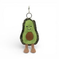 Schattige groene kawaii avocado sleutelhanger knuffel