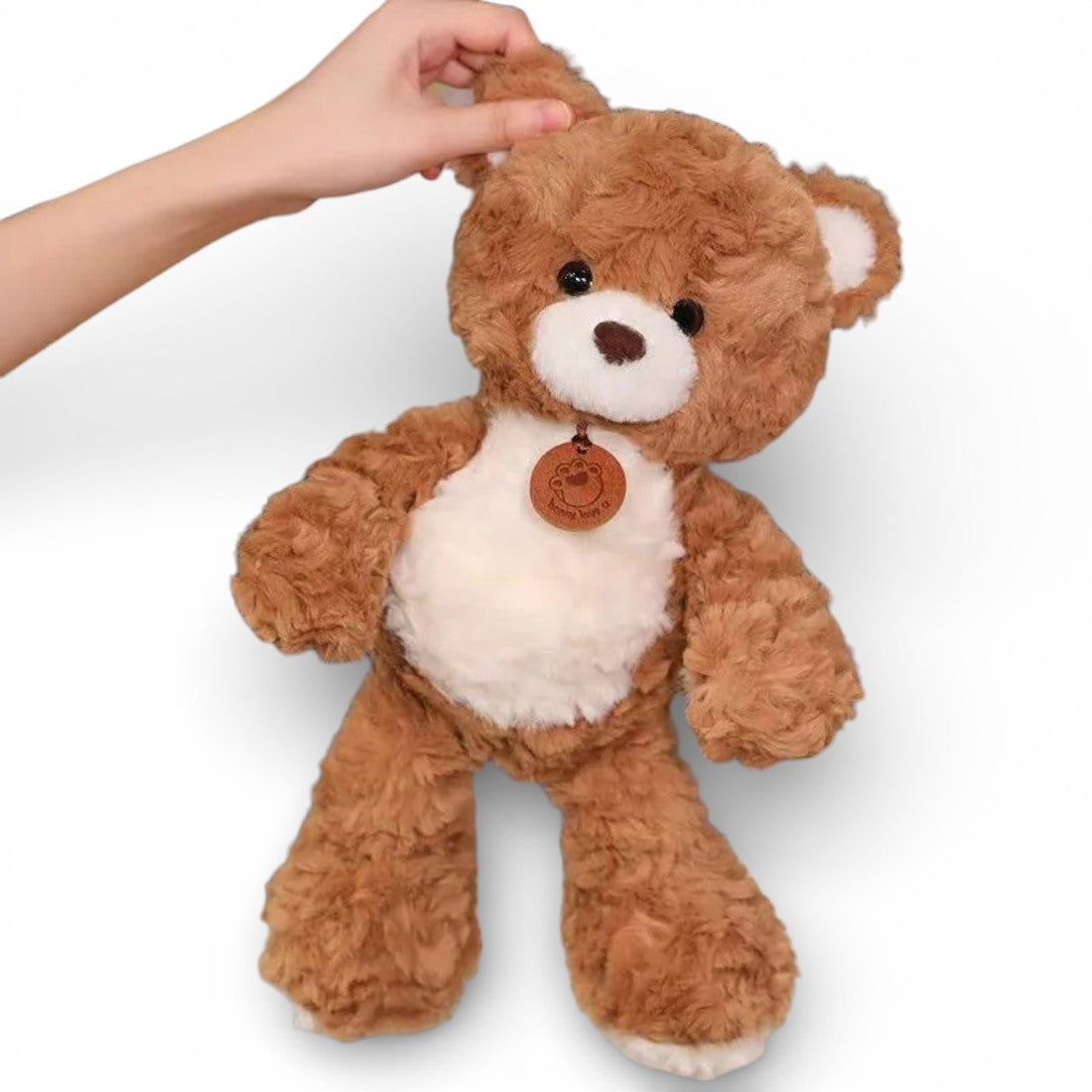 Warme lichtbruine beer knuffel