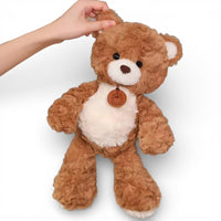 Warme lichtbruine beer knuffel