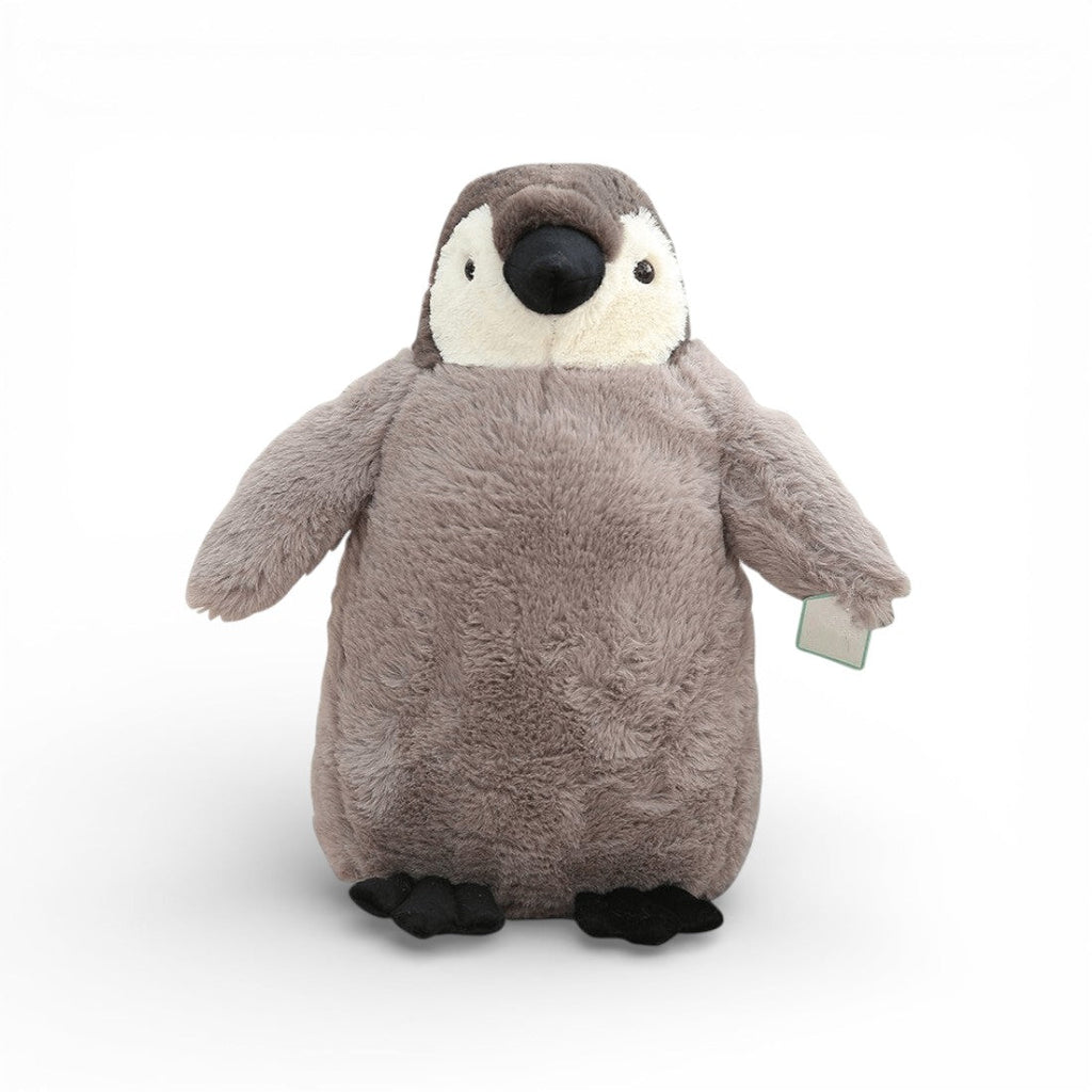 Knuffelige grijze pinguïn knuffel