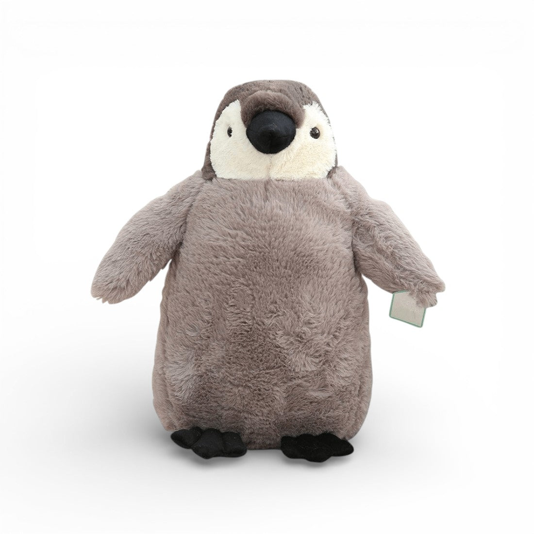Knuffelige grijze pinguïn knuffel