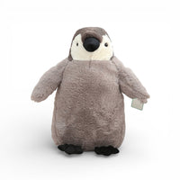 Knuffelige grijze pinguïn knuffel