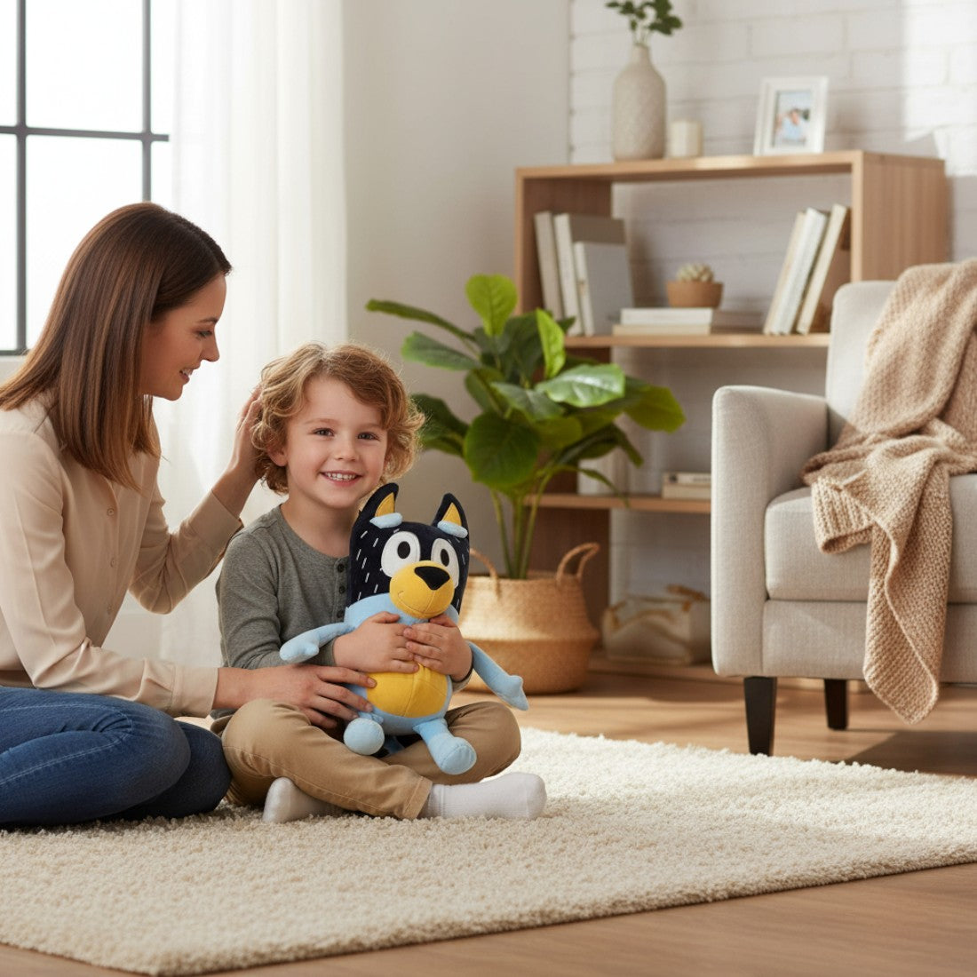 Bluey knuffel – superzachte Bandit
