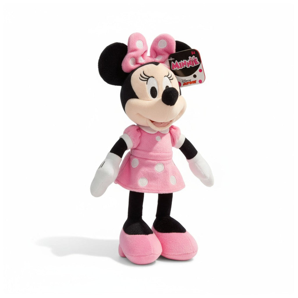 Minnie knuffel met roze strikjurk
