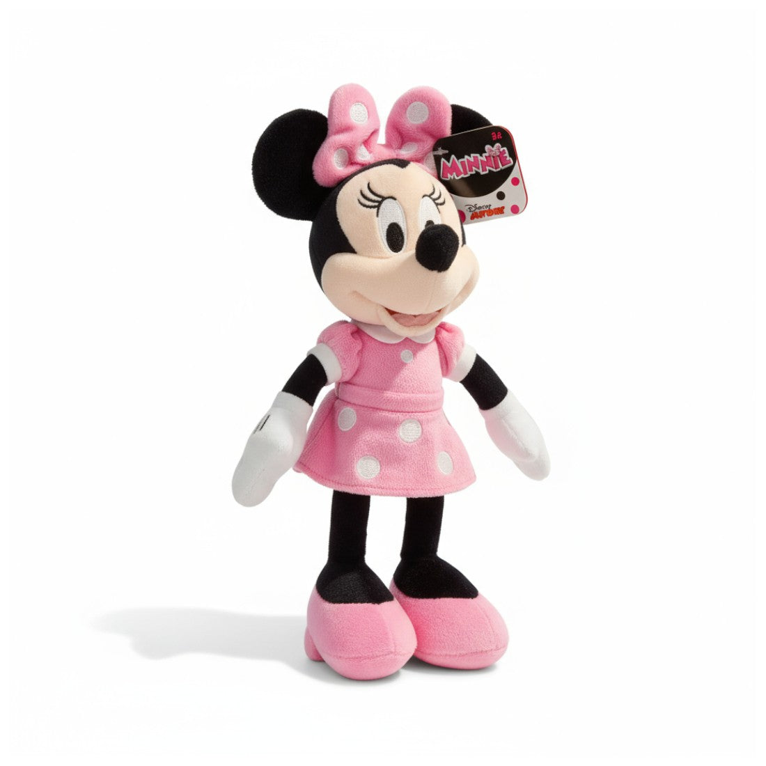 Minnie knuffel met roze strikjurk