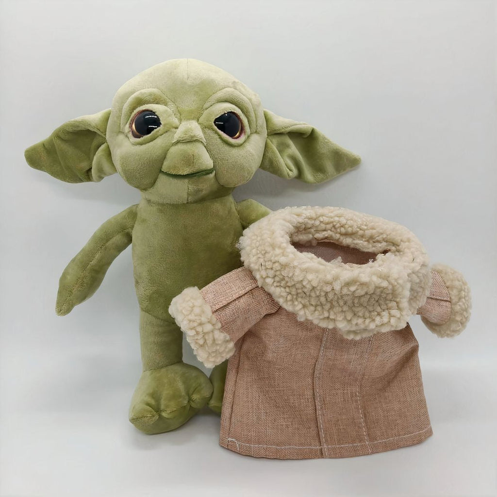 Baby Yoda knuffel met mantel