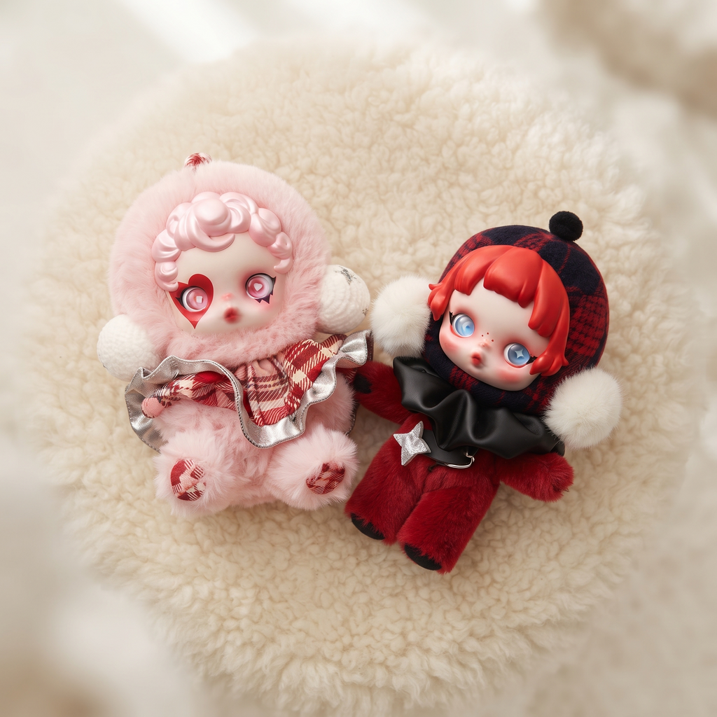 Blind box knuffel Skullpanda Winter Symphony