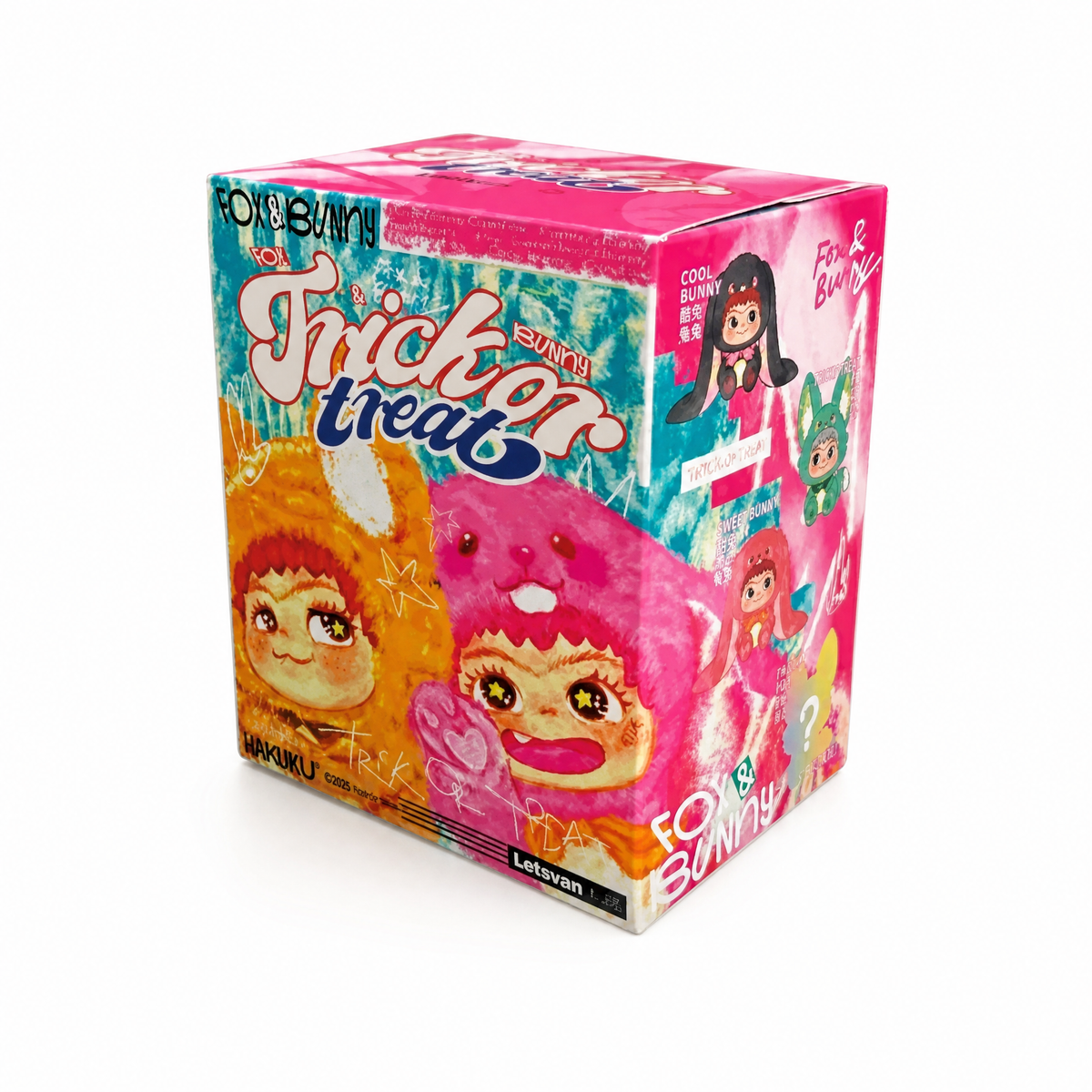 Blind box knuffel Wakuku Fox & Bunny