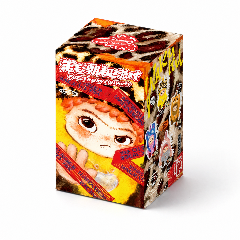 Blind box knuffel Wakuku Fuzzy Fun Party