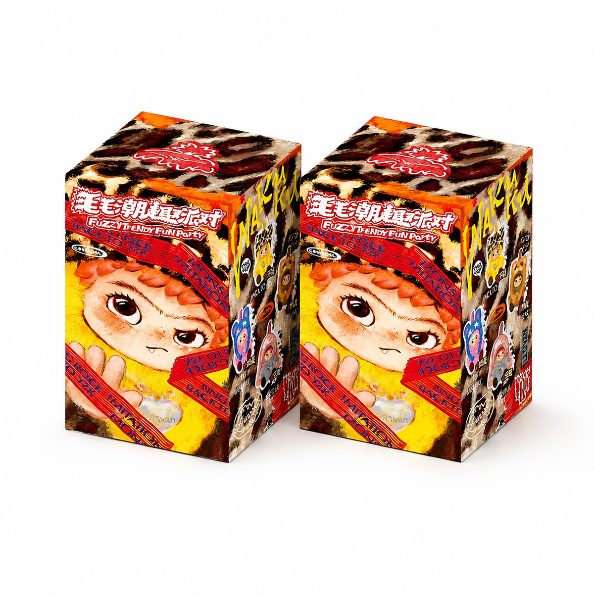 Blind box knuffel Wakuku Fuzzy Fun Party