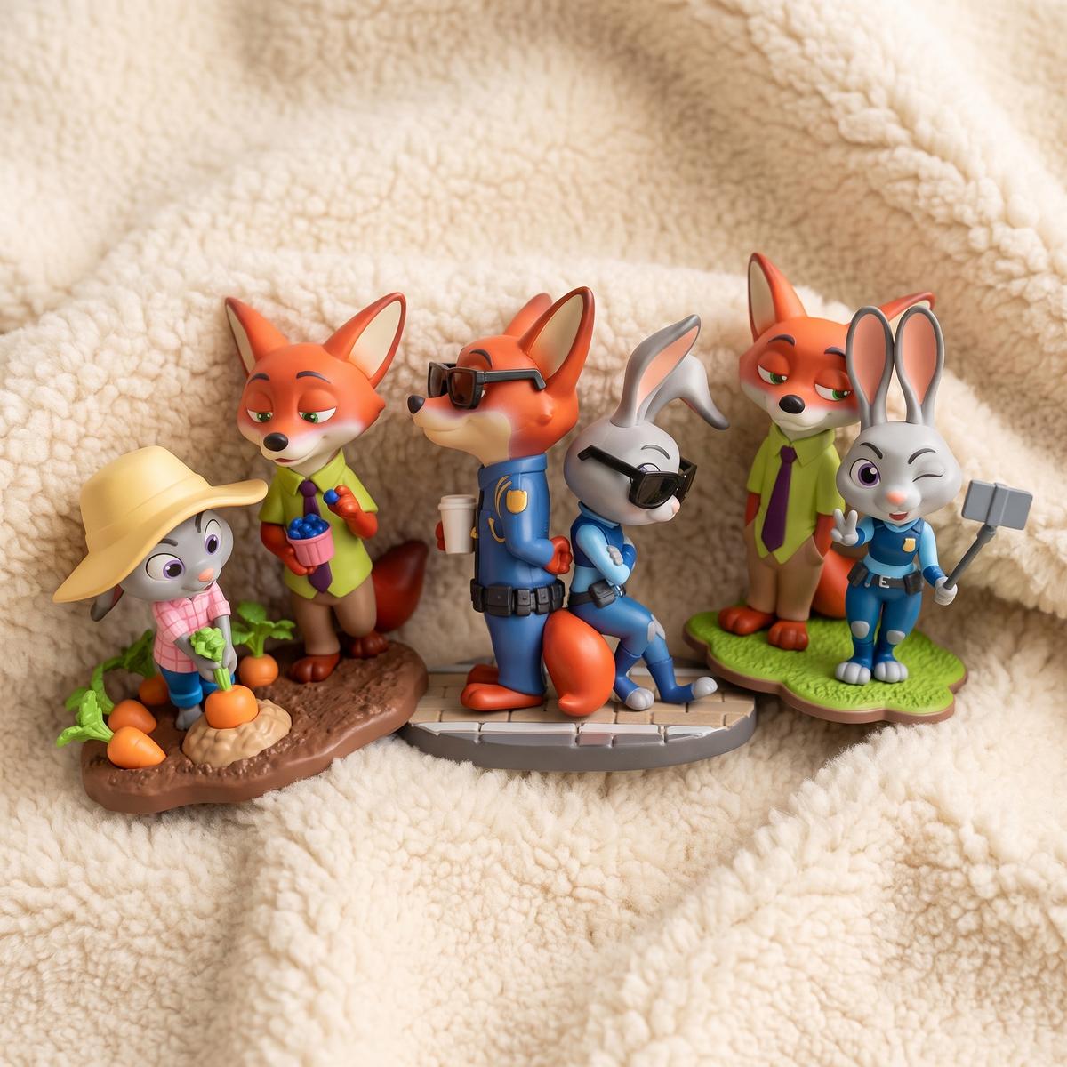 Blind box knuffel Zootropolis Judy en Nick