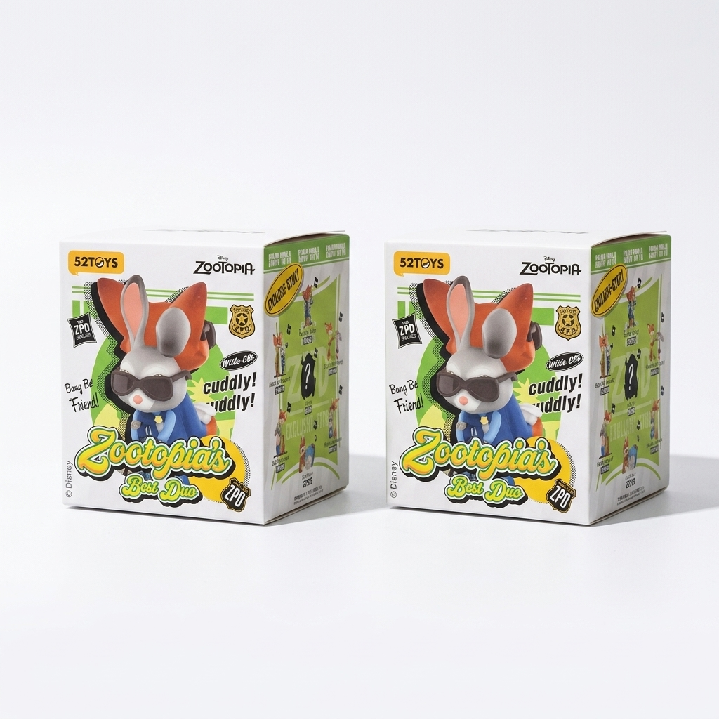 Blind box knuffel Zootropolis Judy en Nick
